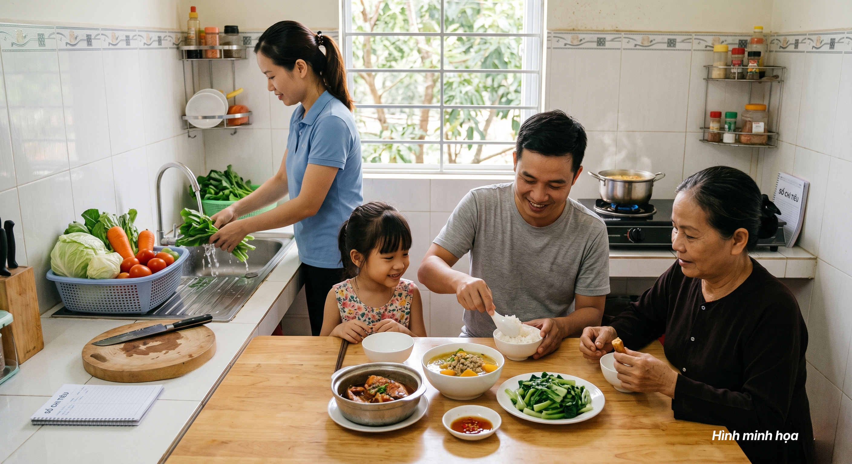 Bữa cơm thời “bão giá”-
Ăn sao để an toàn?