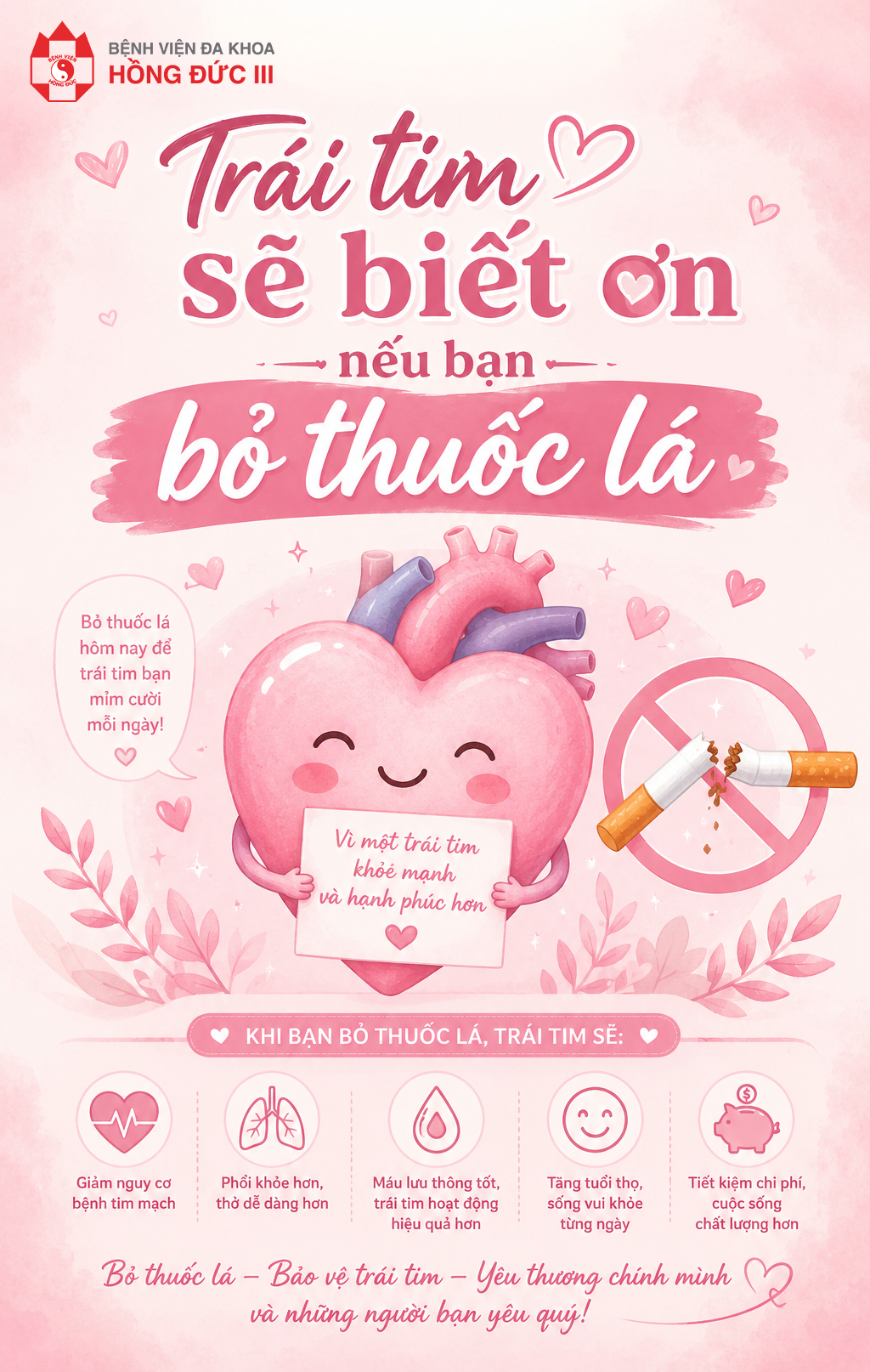 Phòng ngừa bệnh lý tim mạch, bắt đầu từ những hành vi đơn giản
Bài 1: TỪ BỎ THUỐC LÁ