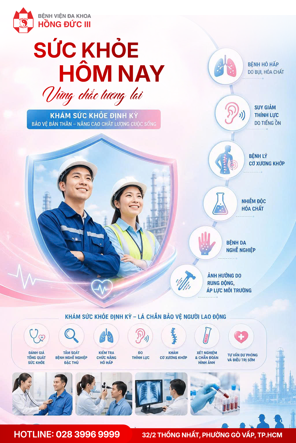 Đồng hành cùng Doanh nghiệp:
Bệnh nghề nghiệp – Mối nguy thầm lặng của người lao động