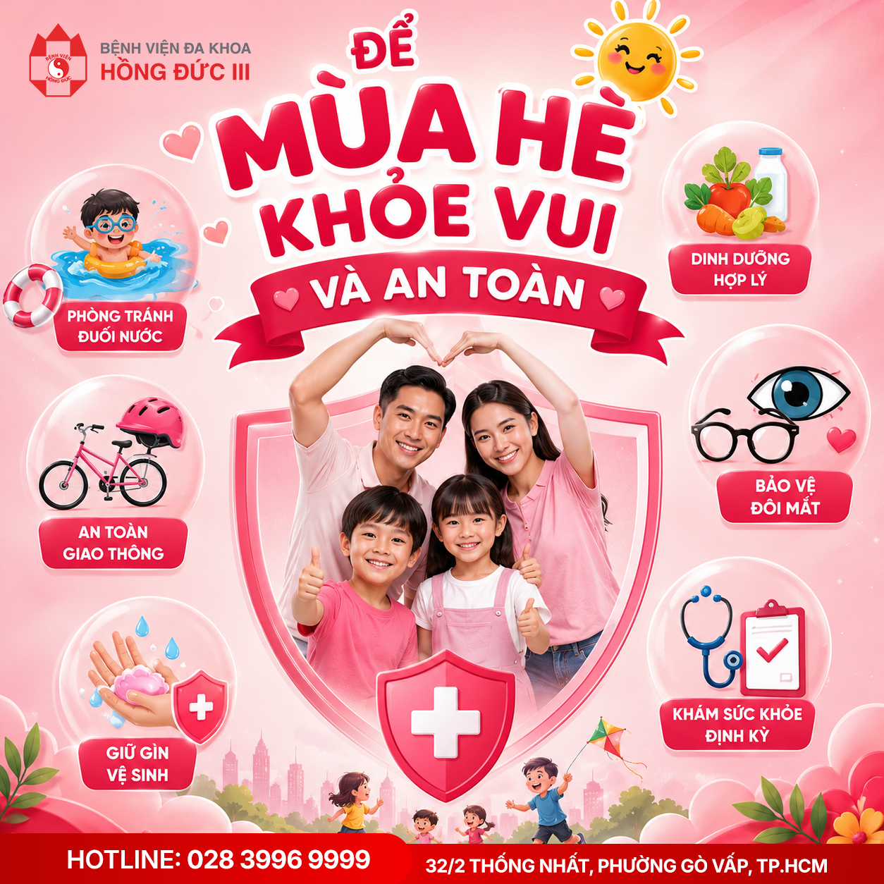 Để mùa hè khoẻ vui và an toàn