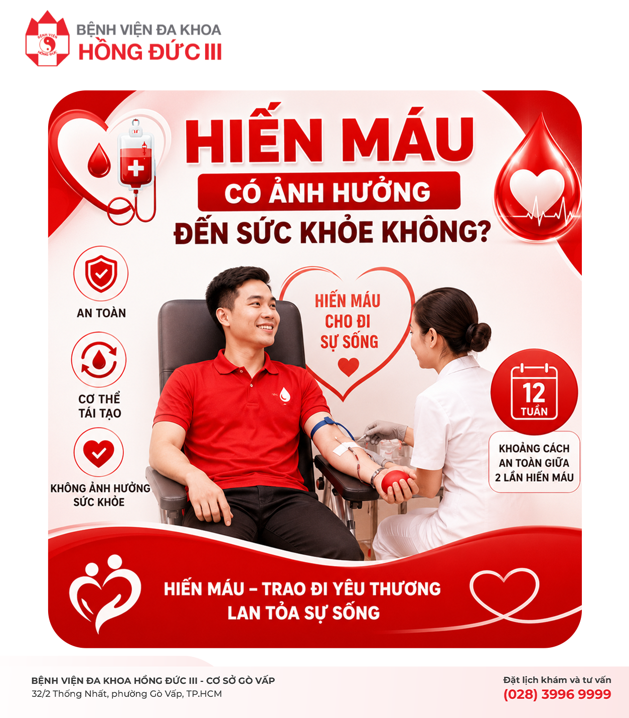 HIẾN MÁU CÓ ẢNH HƯỞNG ĐẾN SỨC KHỎE KHÔNG?