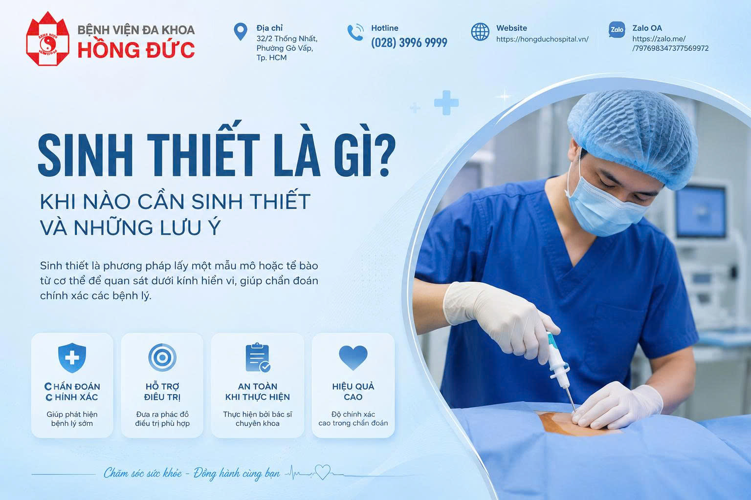 SINH THIẾT LÀ GÌ?
KHI NÀO CẦN SINH THIẾT VÀ NHỮNG LƯU Ý
