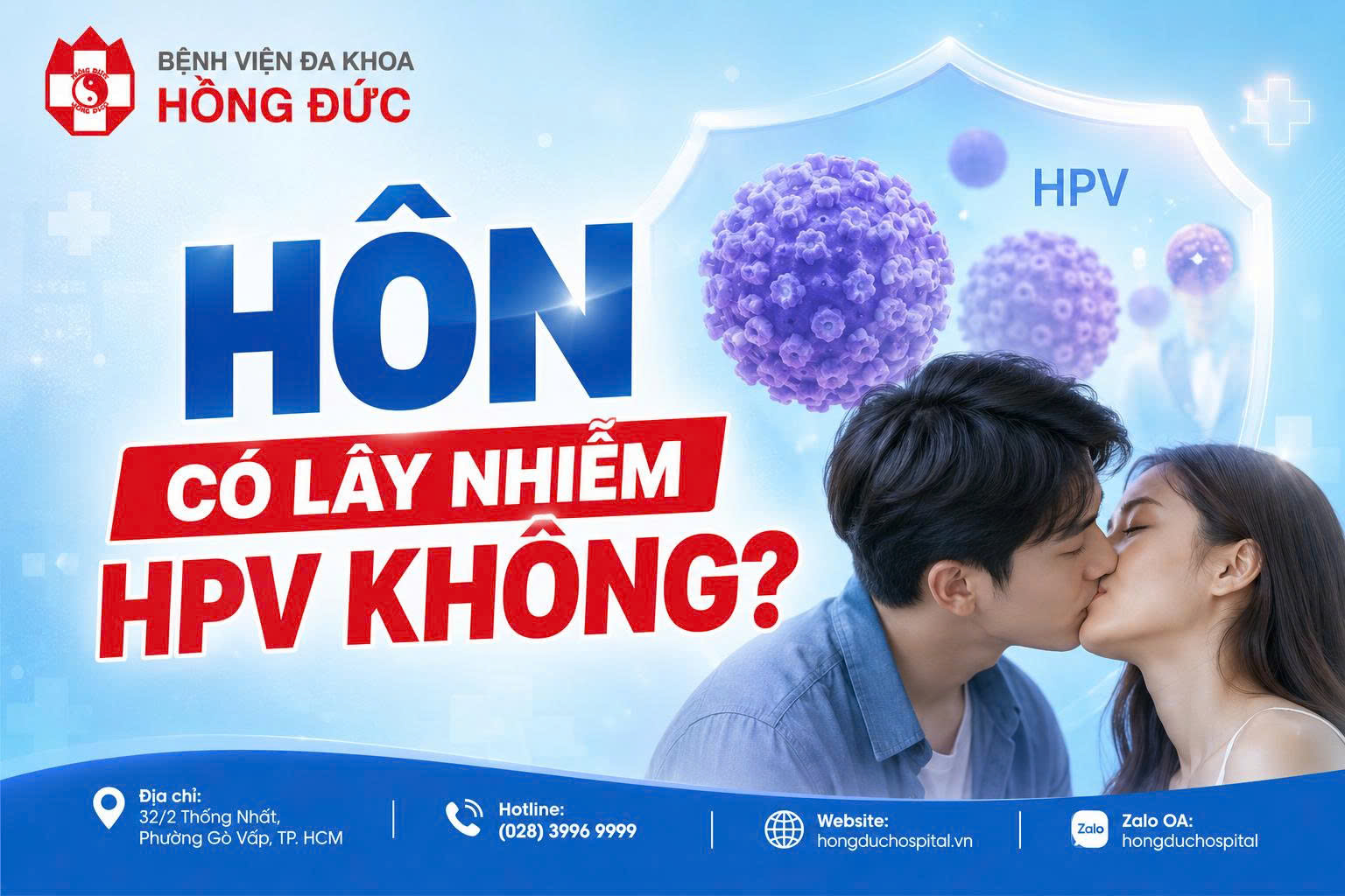 HÔN CÓ LÂY NHIỄM HPV KHÔNG?