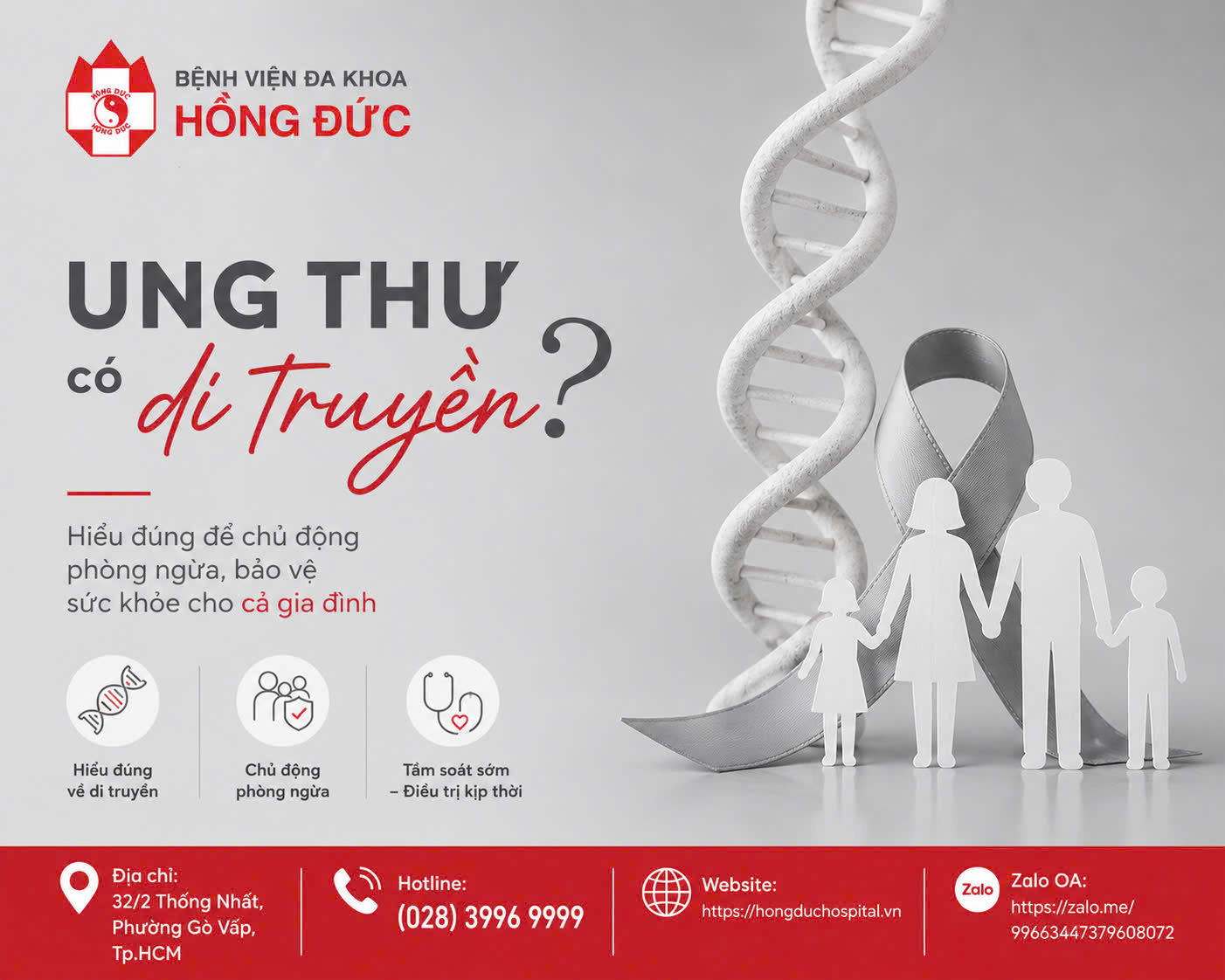 UNG THƯ CÓ TÍNH DI TRUYỀN KHÔNG?