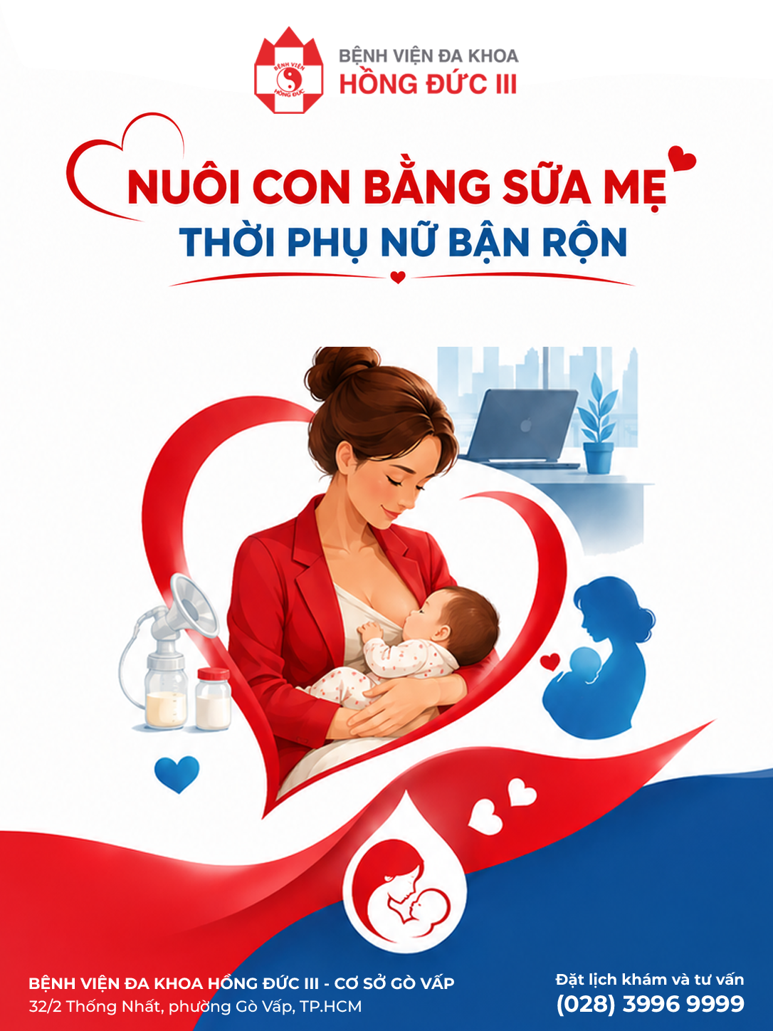NUÔI CON BẰNG SỮA MẸ THỜI PHỤ NỮ BẬN RỘN