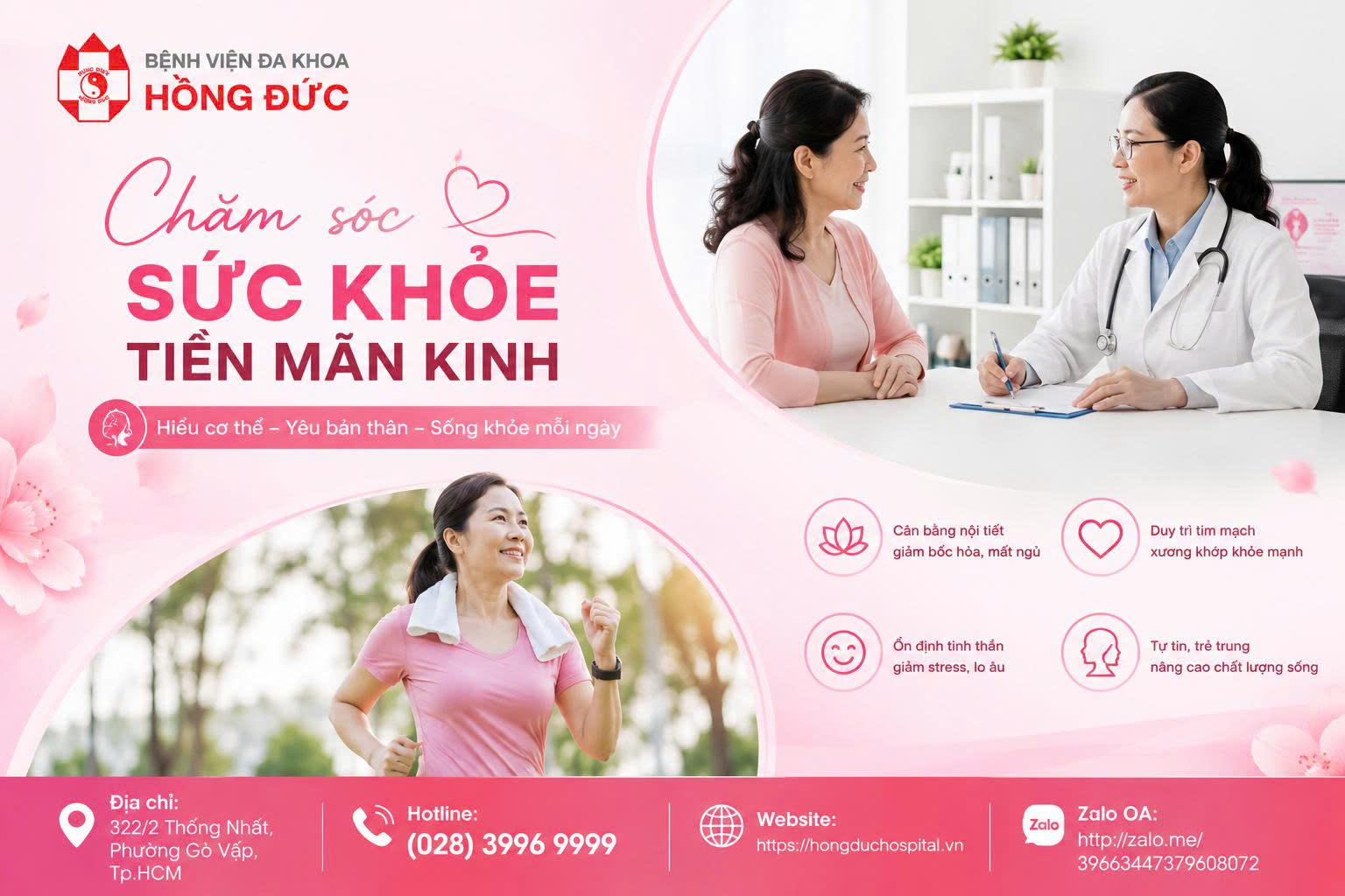 CHĂM SÓC SỨC KHỎE GIAI ĐOẠN TIỀN/MÃN KINH