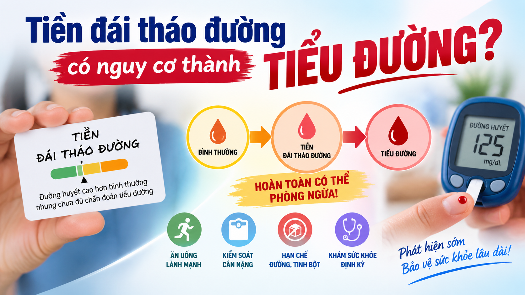 Khi nào tiền đái tháo đường trở thành bệnh?
