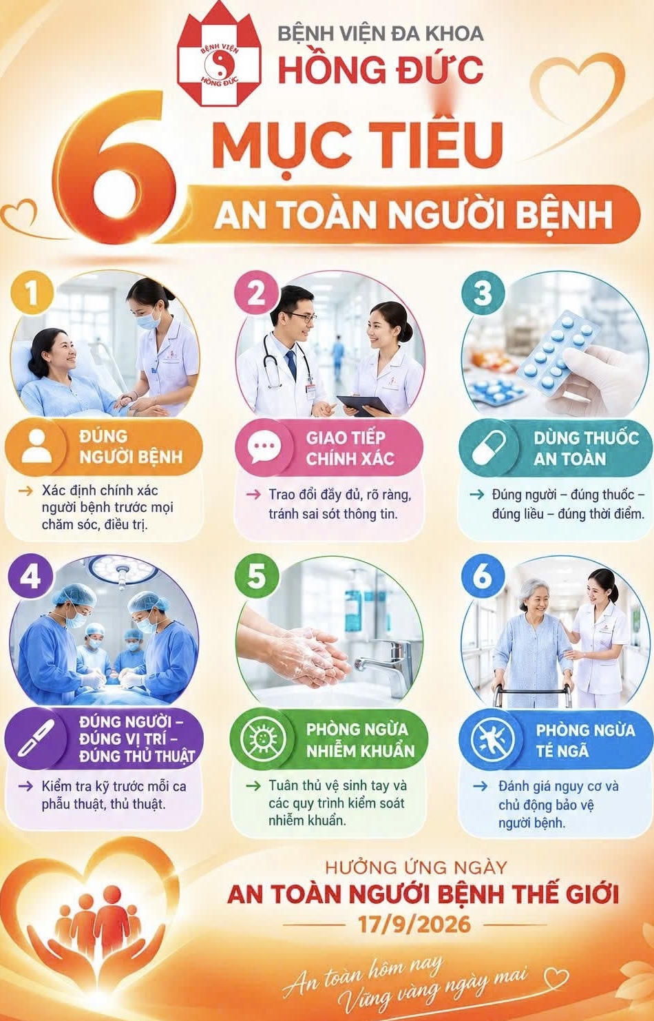 AN TOÀN NGƯỜI BỆNH – TRÁCH NHIỆM TỪ NHỮNG ĐIỀU NHỎ NHẤT