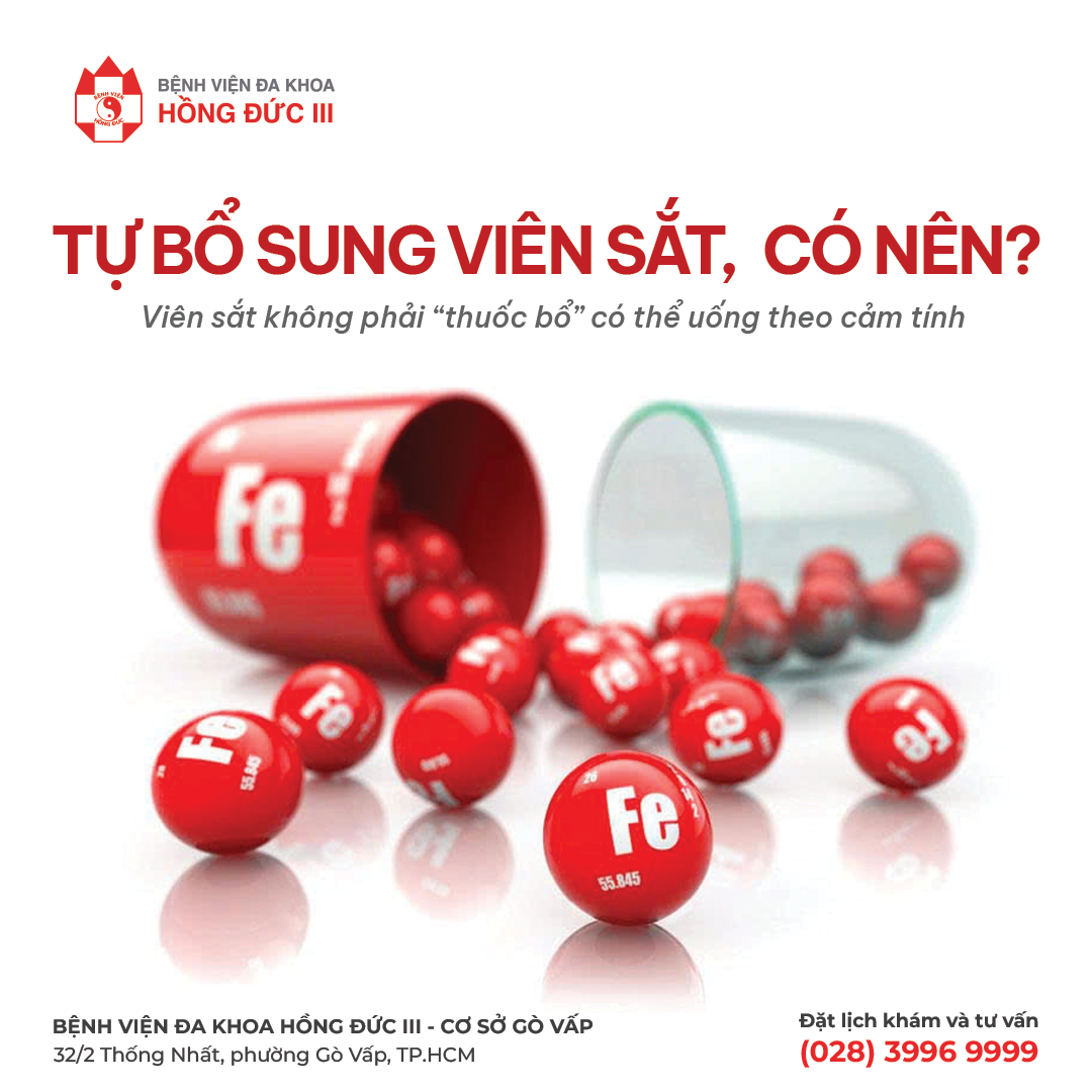 CÓ NÊN TỰ BỔ SUNG VIÊN SẮT?