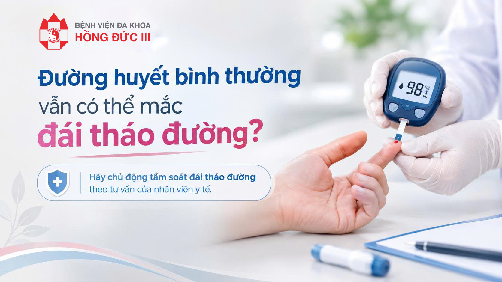 ĐƯỜNG HUYẾT BÌNH THƯỜNG VẪN CÓ THỂ MẮC ĐÁI THÁO ĐƯỜNG?