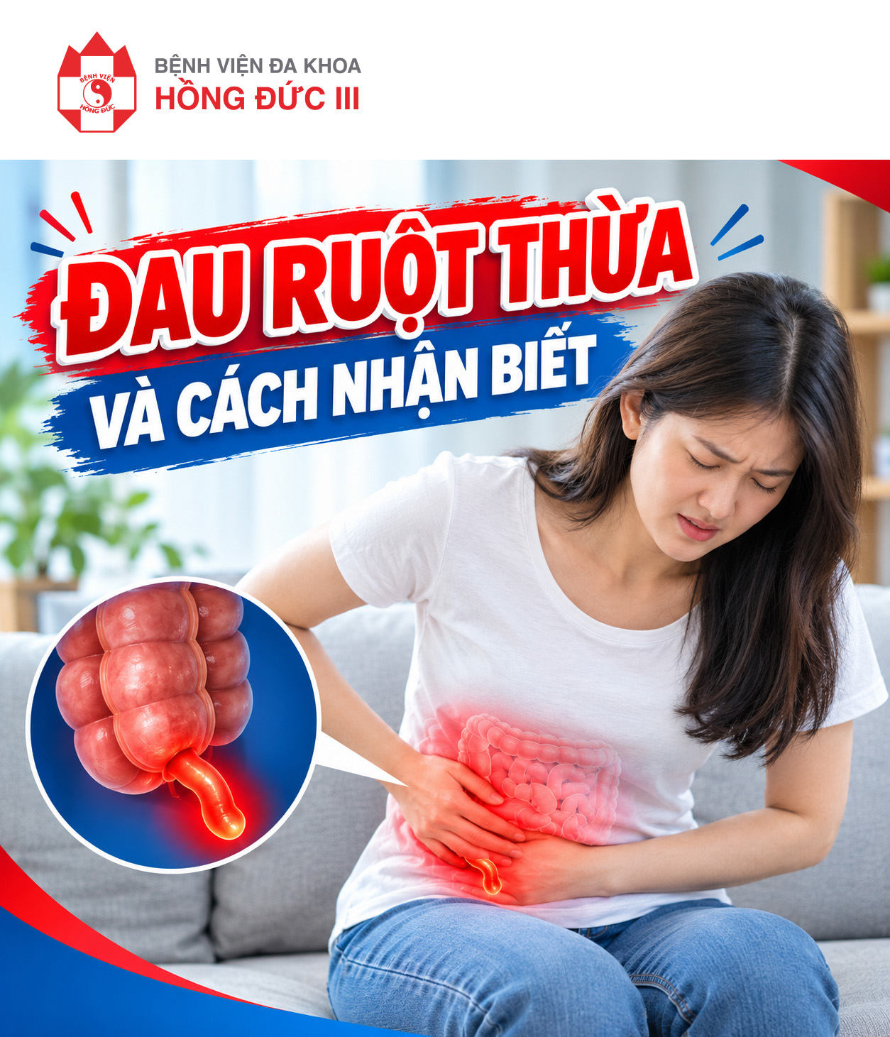 ĐAU RUỘT THỪA VÀ CÁCH NHẬN BIẾT